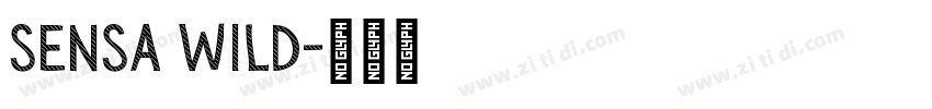 sensa wild字体转换